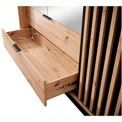 Фото Шафа напівкупе для одягу Таллі / Tally з дзеркалом 4D2S/220