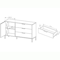 Фото Комод Таллі / Tally 1D3S/138