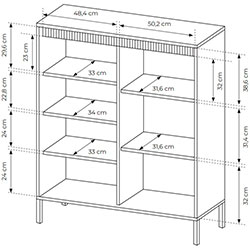 Фото Комод високий Сенсо / Senso 3D Чорний