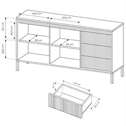 Фото Комод Сенсо / Senso 2D3S/153 Беж