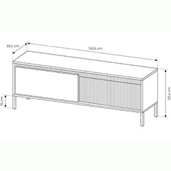 Фото Тумба під телевізор Сенсо / Senso 2D/153 Беж