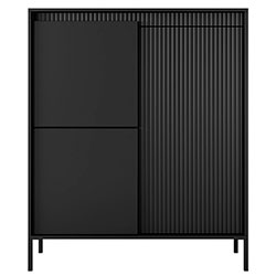 Комод високий Сенсо / Senso 3D Чорний