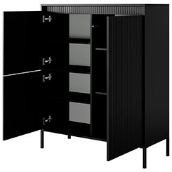 Фото Комод високий Сенсо / Senso 3D Чорний