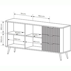 Фото Комод Ланте / Lante 2D3S/163 Чорний