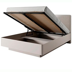 Фото Ліжко Ланте / Lante 160х200 з м’яким узголів’ям Беж