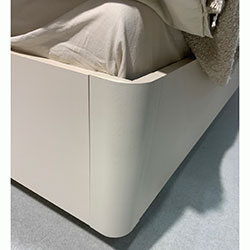 Фото Ліжко Ланте / Lante 160х200 з м’яким узголів’ям Беж