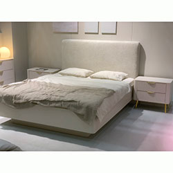 Фото Ліжко Ланте / Lante 160х200 з м’яким узголів’ям Беж
