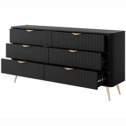 Фото Комод Ланте / Lante 6S/163 Чорний