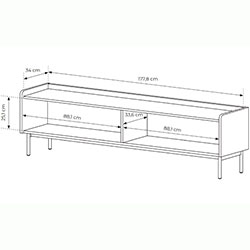Фото Тумба під телевізор Левел / Level 2D/181