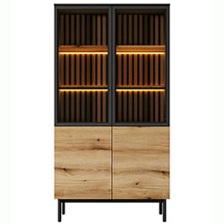 Вітрина висока з підсвічуванням Ланг / Lang 4D2W/100