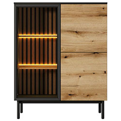 Вітрина низька з підсвічуванням Ланг / Lang 3D1W/100