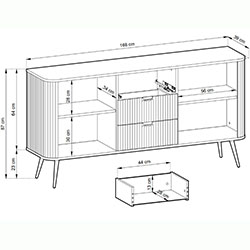 Фото Комод Зова / Zova KSZ168 Білий