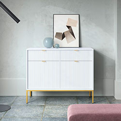 Фото Комод Нова / Nova 2Д 2Ш KSZ104 Білий