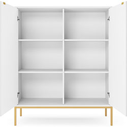 Фото Комод високий Нова / Nova 2Д K104 Білий