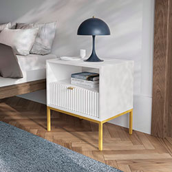 Фото Тумба приліжкова Нова / Nova 1Ш S54 Білий