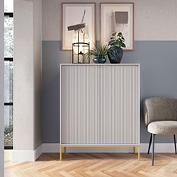 Фото Комод високий Нова / Nova 2Д K104 Сірий