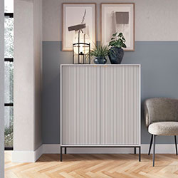 Фото Комод високий Нова / Nova 2Д K104 Сірий