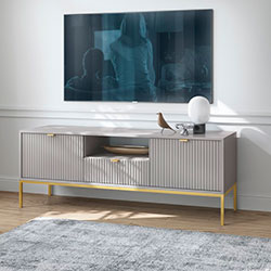 Фото Тумба під телевізор Нова / Nova 2Д 1Ш RTV154 Сірий