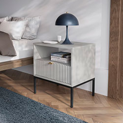 Фото Тумба приліжкова Нова / Nova 1Ш S54 Сірий