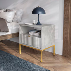 Фото Тумба приліжкова Нова / Nova 1Ш S54 Сірий