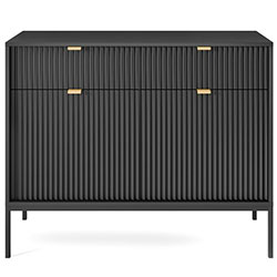 Комод Нова / Nova 2Д 2Ш KSZ104 Чорний