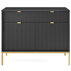 Фото Комод Нова / Nova 2Д 2Ш KSZ104 Чорний