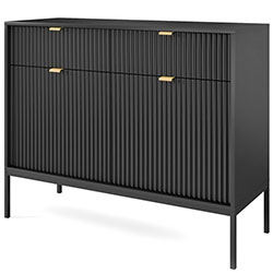 Фото Комод Нова / Nova 2Д 2Ш KSZ104 Чорний