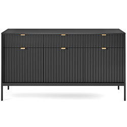 Фото Комод Нова / Nova 3Д 3Ш KSZ154 Чорний