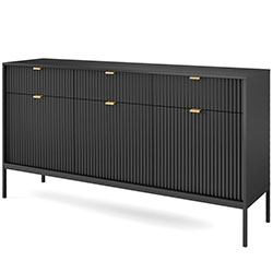 Фото Комод Нова / Nova 3Д 3Ш KSZ154 Чорний