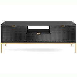 Тумба під телевізор Нова / Nova 2Д 1Ш RTV154 Чорний