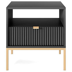 Фото Тумба приліжкова Нова / Nova 1Ш S54 Чорний