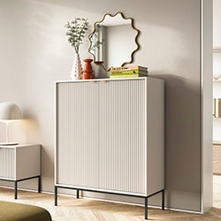 Фото Комод високий Нова / Nova 2Д K104 Кашемір