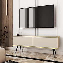 Фото Тумба під телевізор Оро / Oro 2Д RTV135 Бежевий