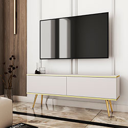 Фото Тумба під телевізор Оро / Oro 2Д RTV135 Білий