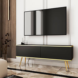 Фото Тумба під телевізор Оро / Oro 2Д RTV135 Чорний