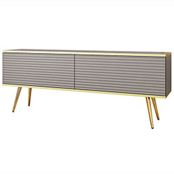 Тумба під телевізор Оро / Oro 2Д RTV135 MDF Сірий