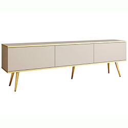 Фото Тумба під телевізор Оро / Oro 3Д RTV175 Бежевий