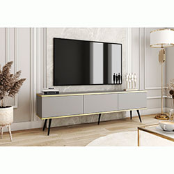 Фото Тумба під телевізор Оро / Oro 3Д RTV175 Сірий