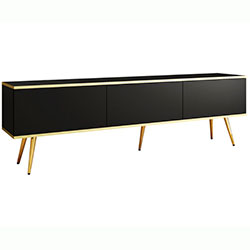 Тумба під телевізор Оро / Oro 3Д RTV175 Чорний