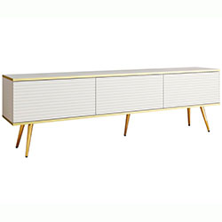 Фото Тумба під телевізор Оро / Oro 3Д RTV175 MDF Білий