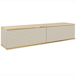 Фото Тумба під телевізор навісна Оро / Oro 2Д RTV135 MDF Бежевий