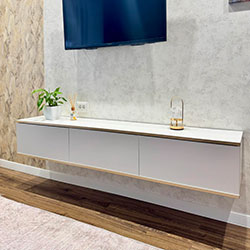 Фото Тумба під телевізор навісна Оро / Oro 3Д RTV175 Білий