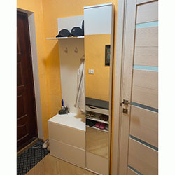 Фото Передпокій з дзеркалом Грін / Green 3Д Білий