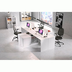 Фото Стіл офісний письмовий Тео / Teo 3S/138 Білий