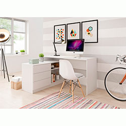 Фото Стіл офісний письмовий Тео / Teo 3S/138 Білий