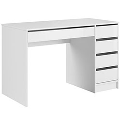 Стіл туалетний письмовий Ада / Ada 5S/120 Білий Глянець