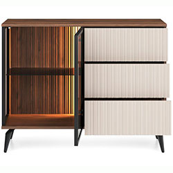 Фото Комод з підсвіткою Вічі / Vici KSZ103 1Д 3Ш