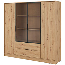  гардеробна 4drm з прозорими дверцятами та додатковими полицями 