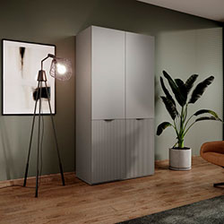 Фото Шафа для одягу Сендбокс / Sandbox NOVA 2Д Сірий