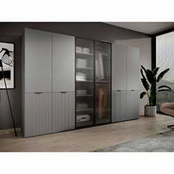 Фото Шафа для одягу Сендбокс / Sandbox NOVA 2Д Сірий